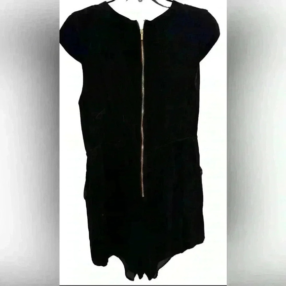 Women’s Black With Gold Accents Bebe Romper - Size Large - Picture 2 of 5